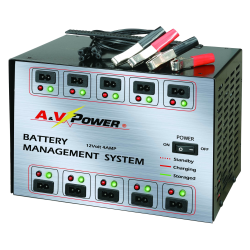 12V Battery Management System (10 Ports)