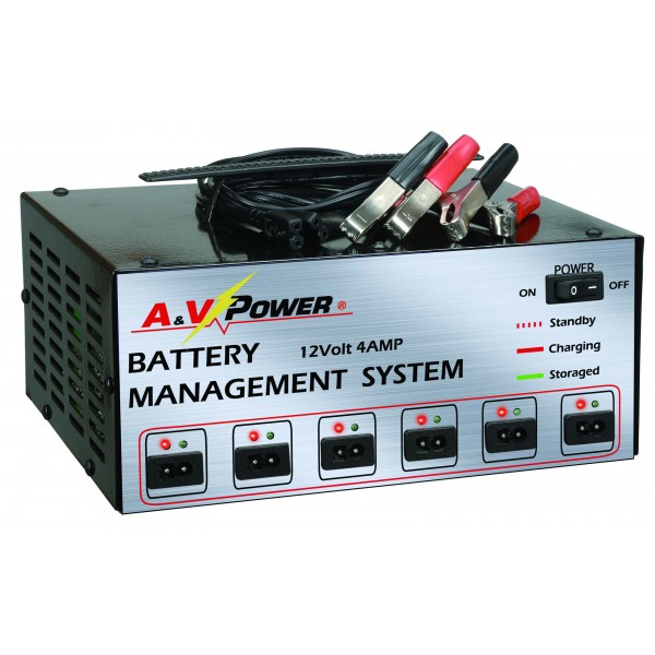 12V Battery Management System (6Ports)