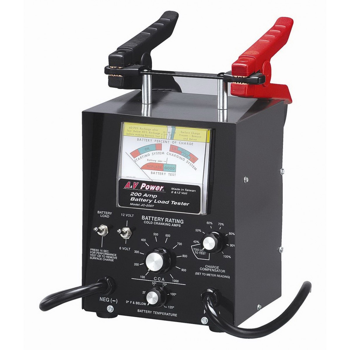6/12v Battery Load Teater With 200amp T Series Tools And Accessories